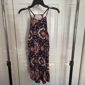 French Grey Boho Dress